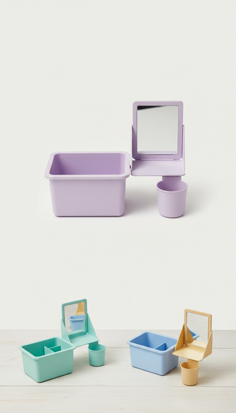Lavender mist magnetic locker accessory set